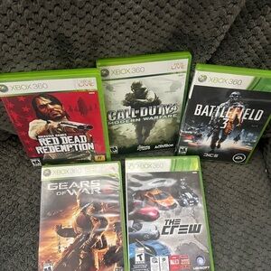 Lot of 5 Xbox 360 games